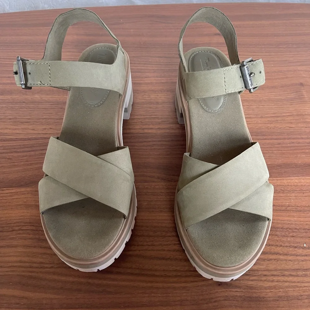 Timberland Women's Olive Green Sandals - Picture 8 of 8